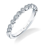 Elena - Unique Stackable Wedding Band