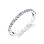 Thick Pave Wedding Band - Bethany