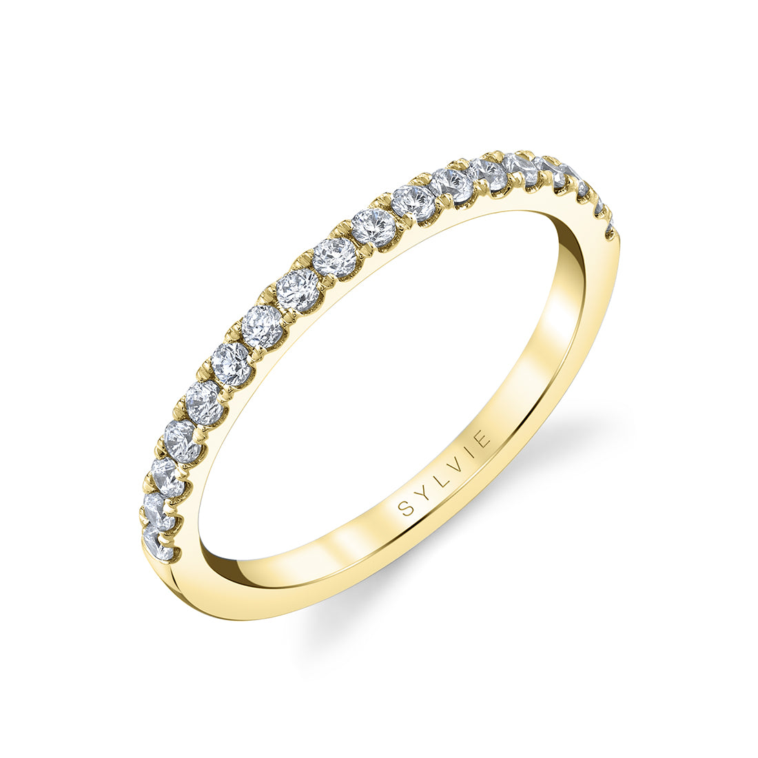 Thick Pave Wedding Band - Bethany