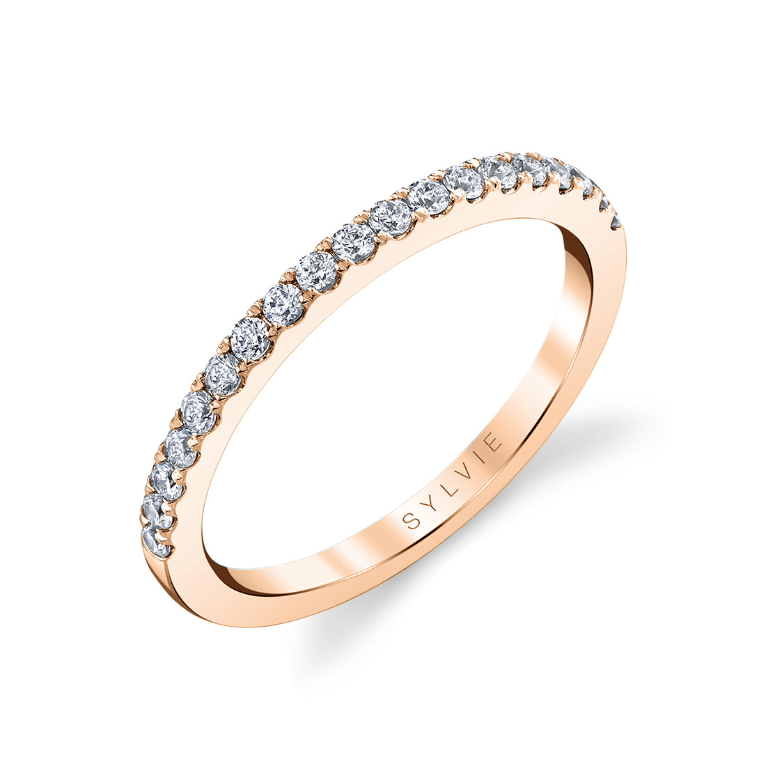 Pave Wedding Band - Presley