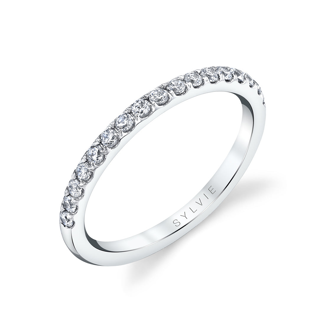 Classic Diamond Wedding Band - Angela