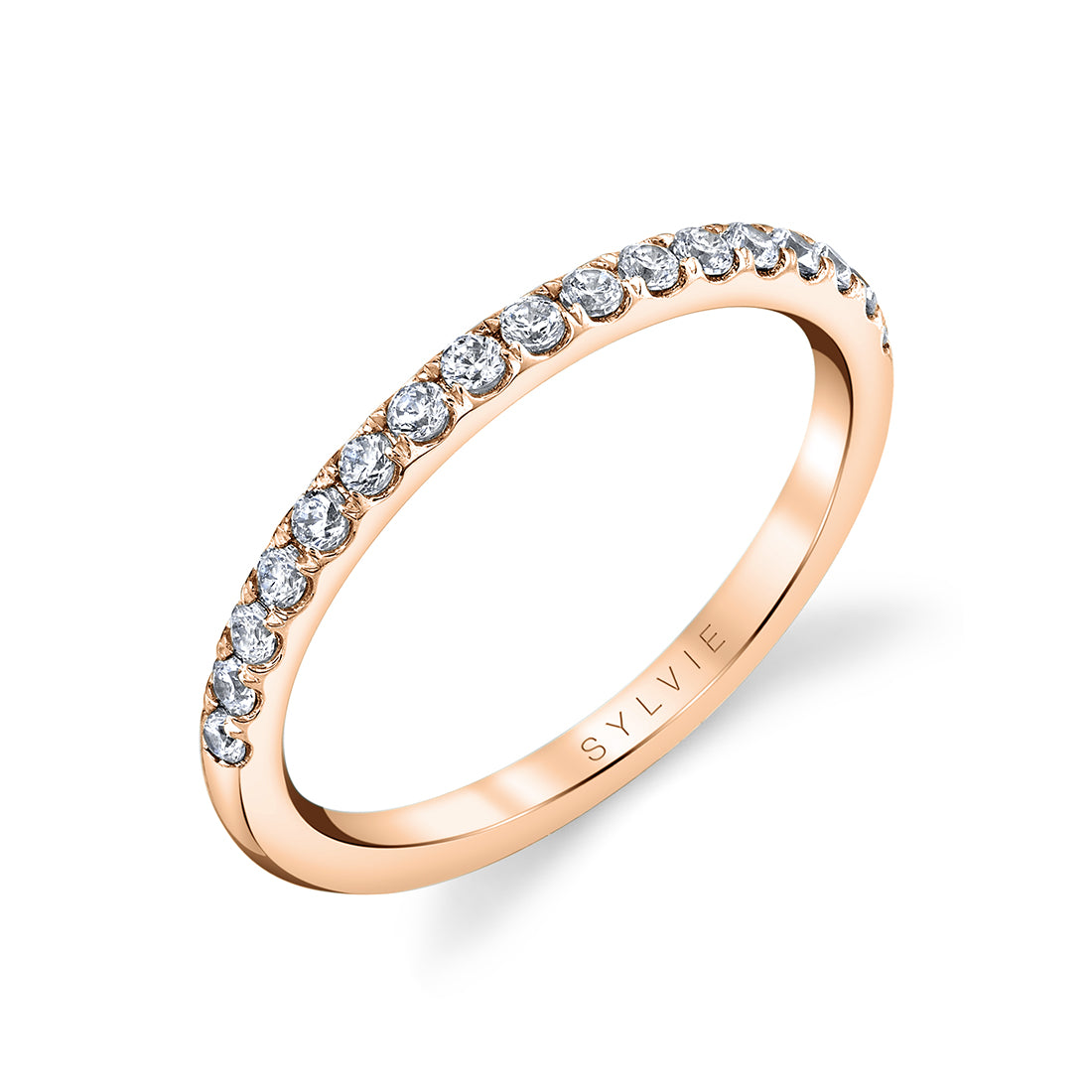 Classic Diamond Wedding Band - Angela