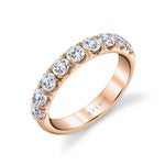 Thick Classic Diamond Wedding Band - Dariana
