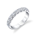 Thick Classic Diamond Wedding Band - Dariana