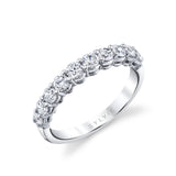 Thick Classic Diamond Wedding Band - Colbie