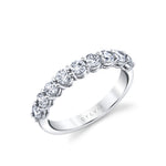 Thick Band Classic Diamond Wedding Ring - Collins