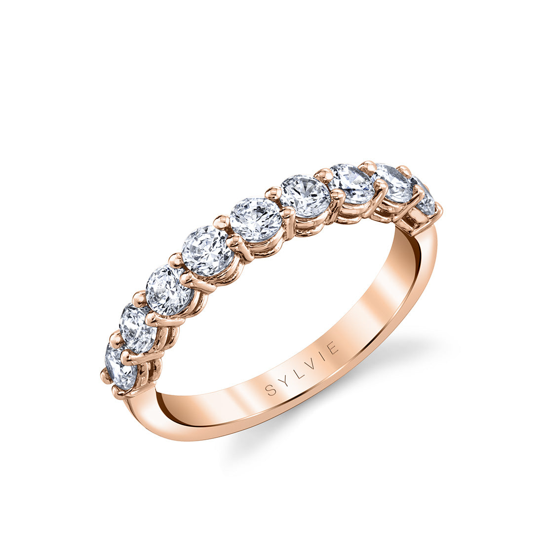 Thick Band Classic Diamond Wedding Ring - Collins