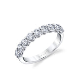 Thick Band Classic Diamond Wedding Ring - Collins