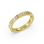 Auravie Channel Set Diamond Wedding Ring - Danika