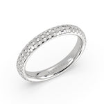 Auravie Flush Set Diamond Wedding Ring - Fallon