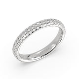 Auravie Flush Set Diamond Wedding Ring - Fallon