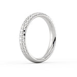 Auravie Flush Set Diamond Wedding Ring - Fallon
