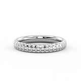 Auravie Flush Set Diamond Wedding Ring - Fallon