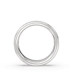 Channel Set Baguette Wedding Ring - Simone