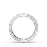 Channel Set Baguette Wedding Ring - Simone