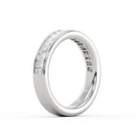 Channel Set Baguette Wedding Ring - Simone