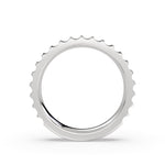 Auravie Grooved Wedding Ring - Romy