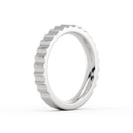 Auravie Grooved Wedding Ring - Romy