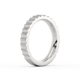 Auravie Grooved Wedding Ring - Romy
