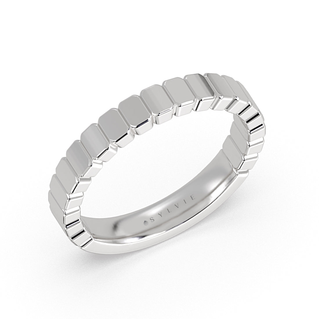 Auravie Panel Wedding Ring - Scout