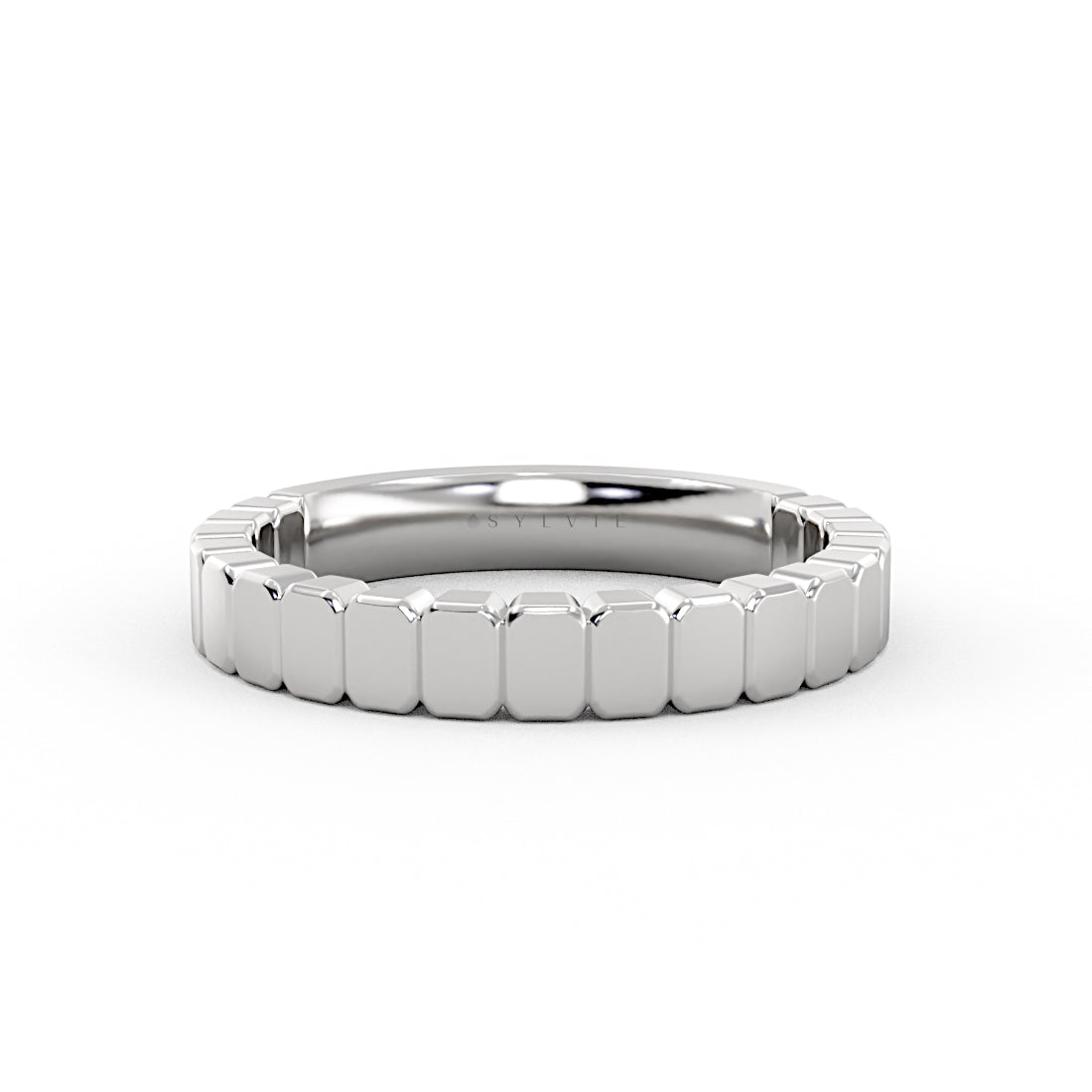 Auravie Panel Wedding Ring - Scout