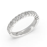 Auravie Bezel Baguette Wedding Ring - Lilah