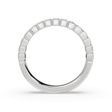 Auravie Bezel Baguette Wedding Ring - Lilah