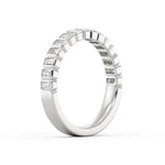 Auravie Bezel Baguette Wedding Ring - Lilah