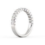 Auravie Bezel Baguette Wedding Ring - Lilah