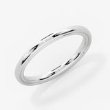 Iconelle High Polish Wedding Ring - Cecily