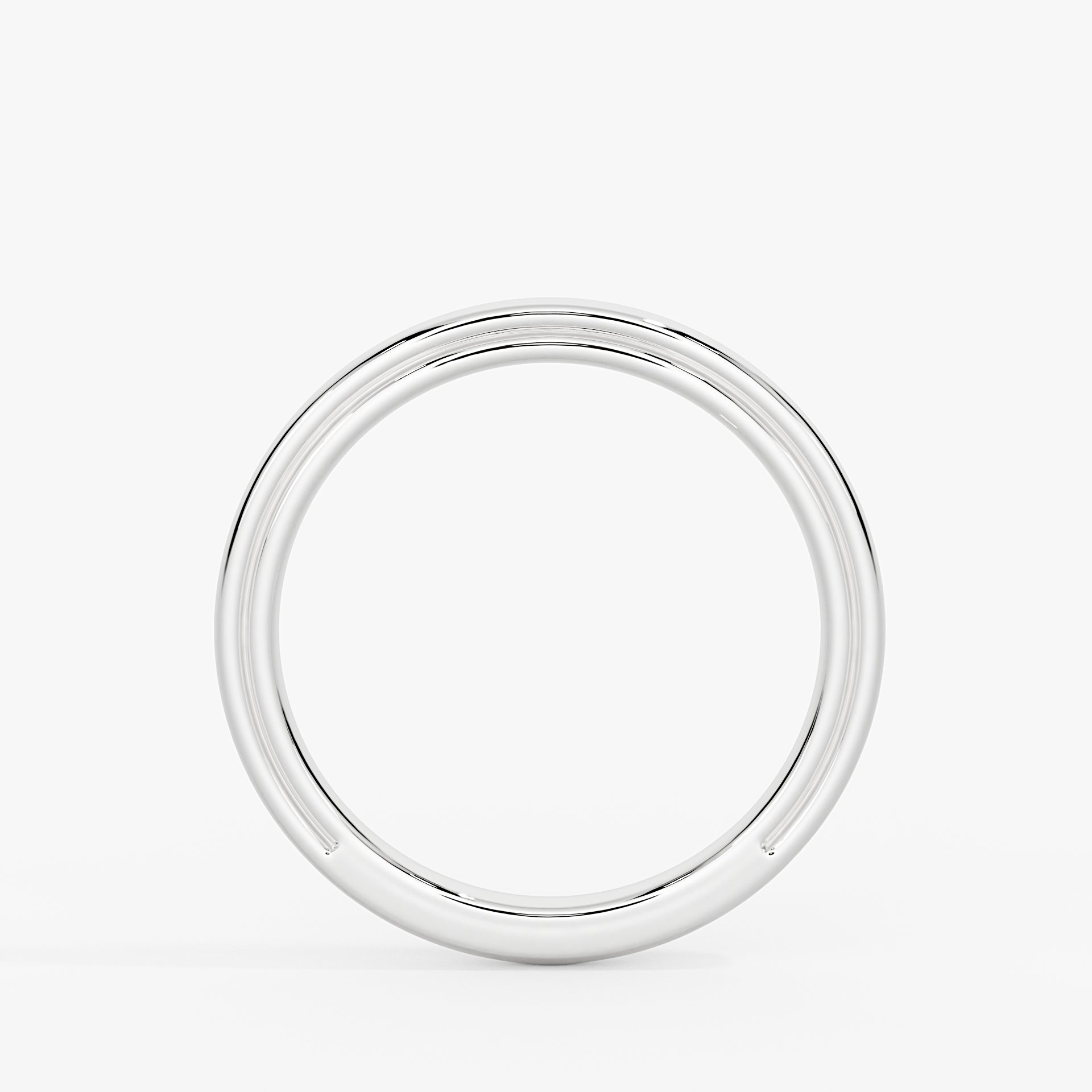 Iconelle High Polish Wedding Ring - Cecily