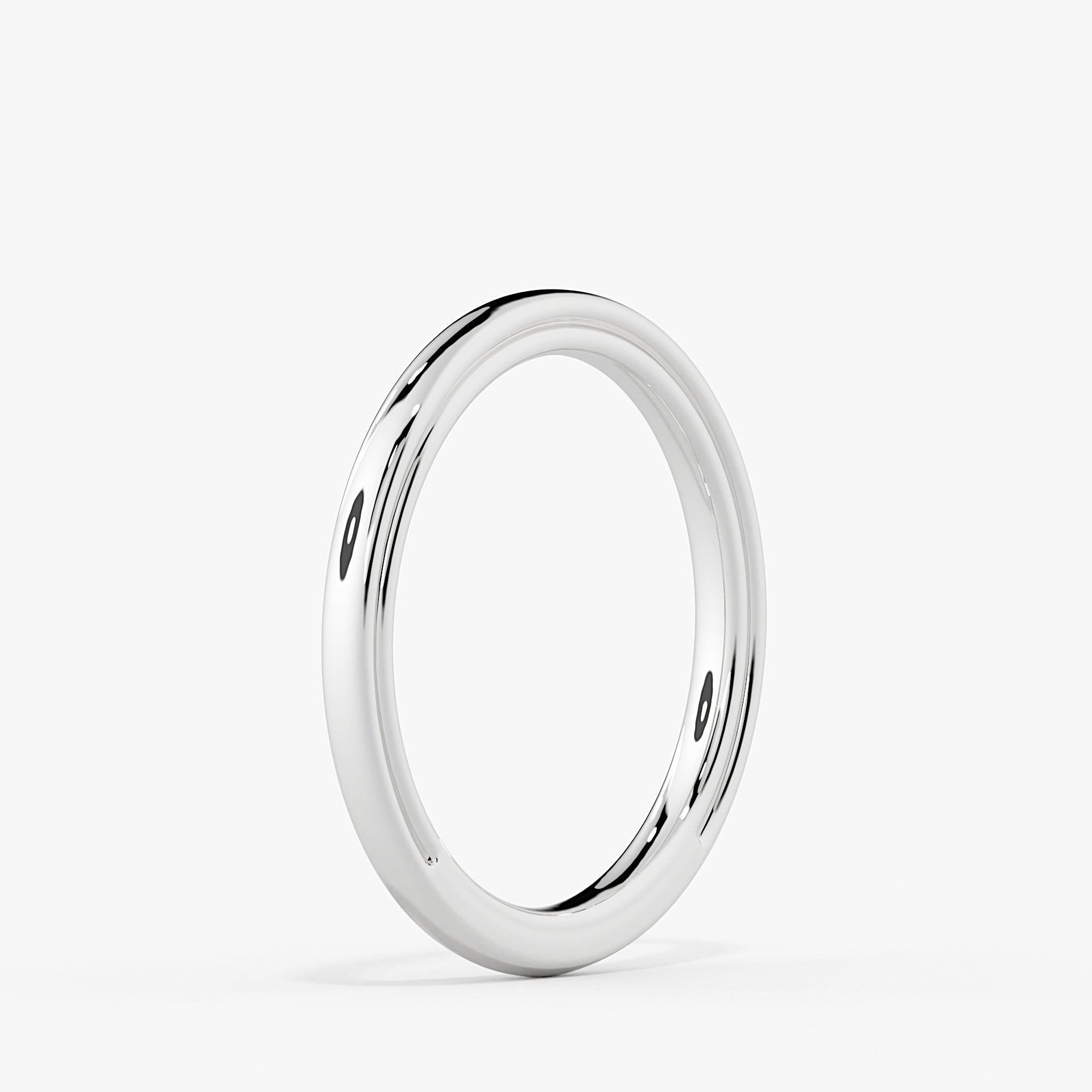 Iconelle High Polish Wedding Ring - Cecily