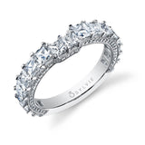 Princess Cut Wedding band