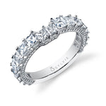 Princess Cut Wedding band