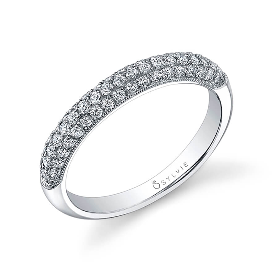 Triple Row Wedding Band