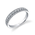 Three Row Wedding Band