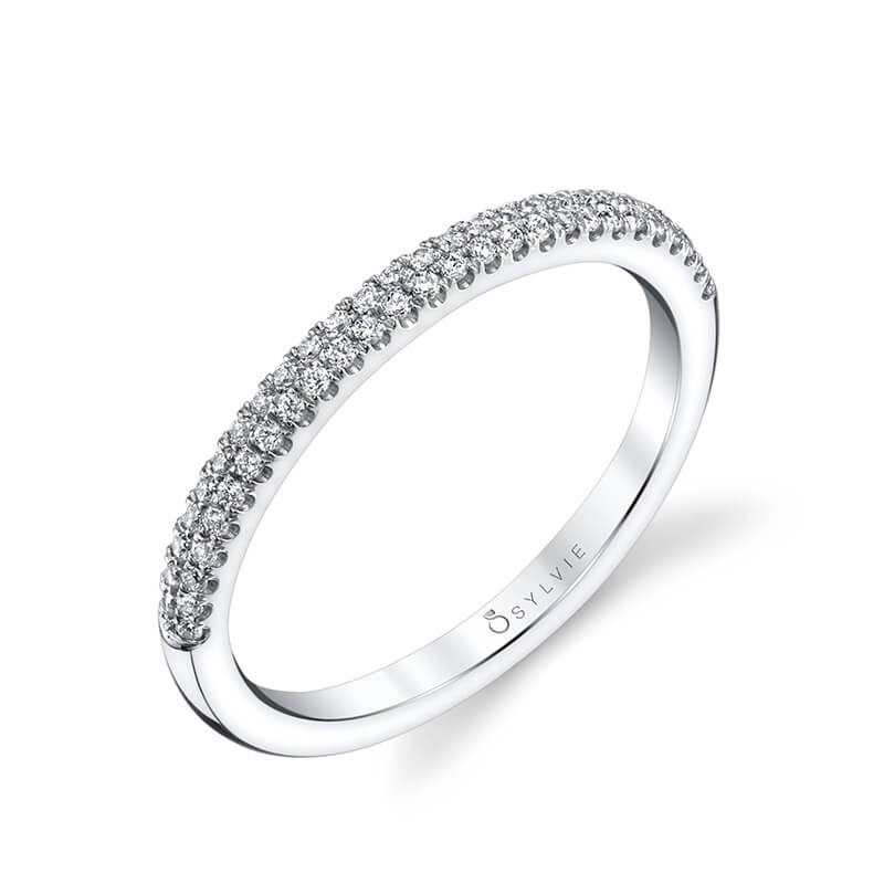 Classic Double Row Wedding Band