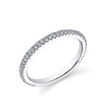 Diamond Pave Wedding Band