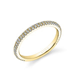 Diamond Pave Wedding Band