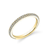 Diamond Pave Wedding Band