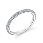 Diamond Pave Wedding Band