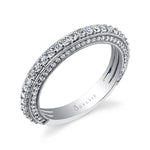 Vintage Three Row Wedding Band