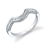 Modern Baguette Wedding Band