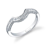 Modern Baguette Wedding Band