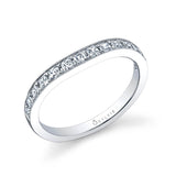 Modern Pricess Cut Wedding Band
