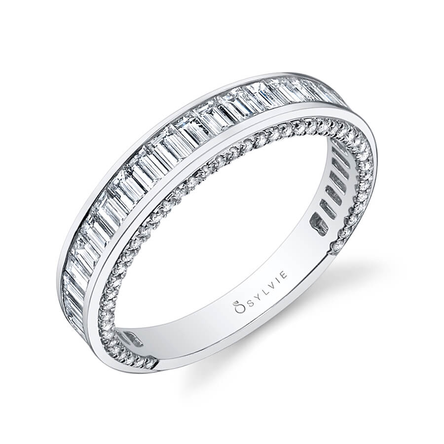 Baguette Diamond Wedding Band