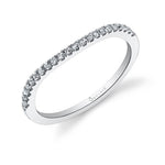 Modern Curved Wedding Band