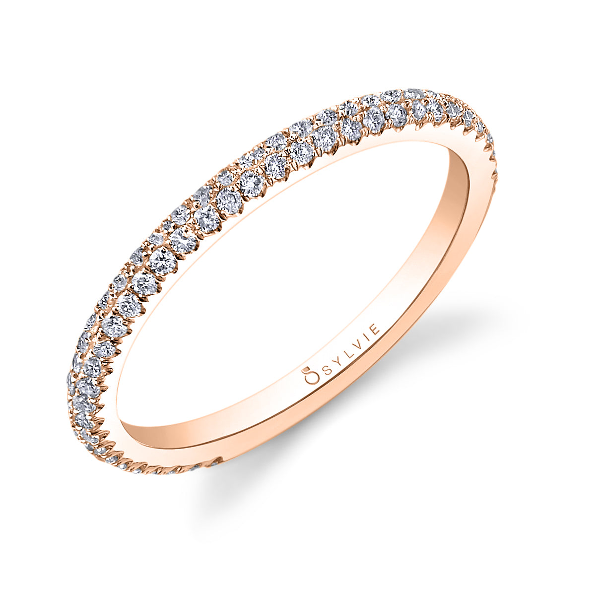 Diamond Pave Wedding Band