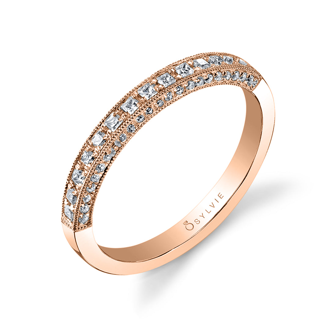 Princess Cut Wedding band