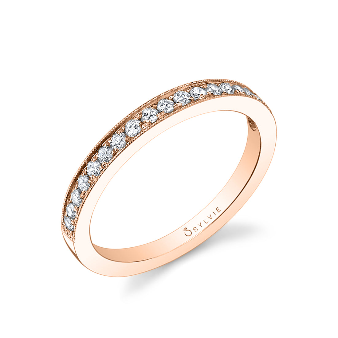 Classic Wedding Band with Milgrain Accents
